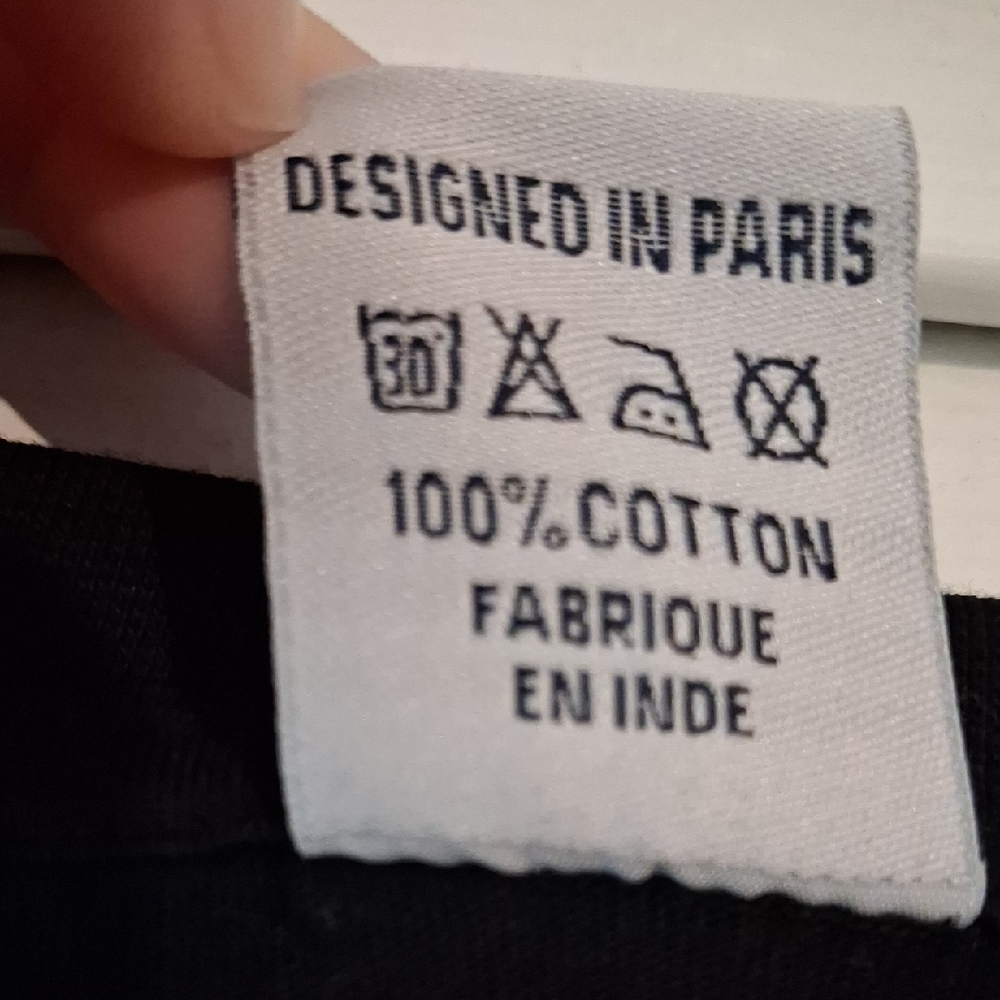 Black Paris France Graphic T-Shirt - Picture 3 of 4